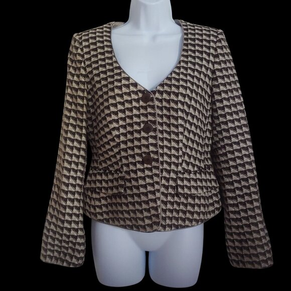 Armani Collezioni Button Blazer Old Money Quiet Luxury Classic Italy 42 - Picture 1 of 16